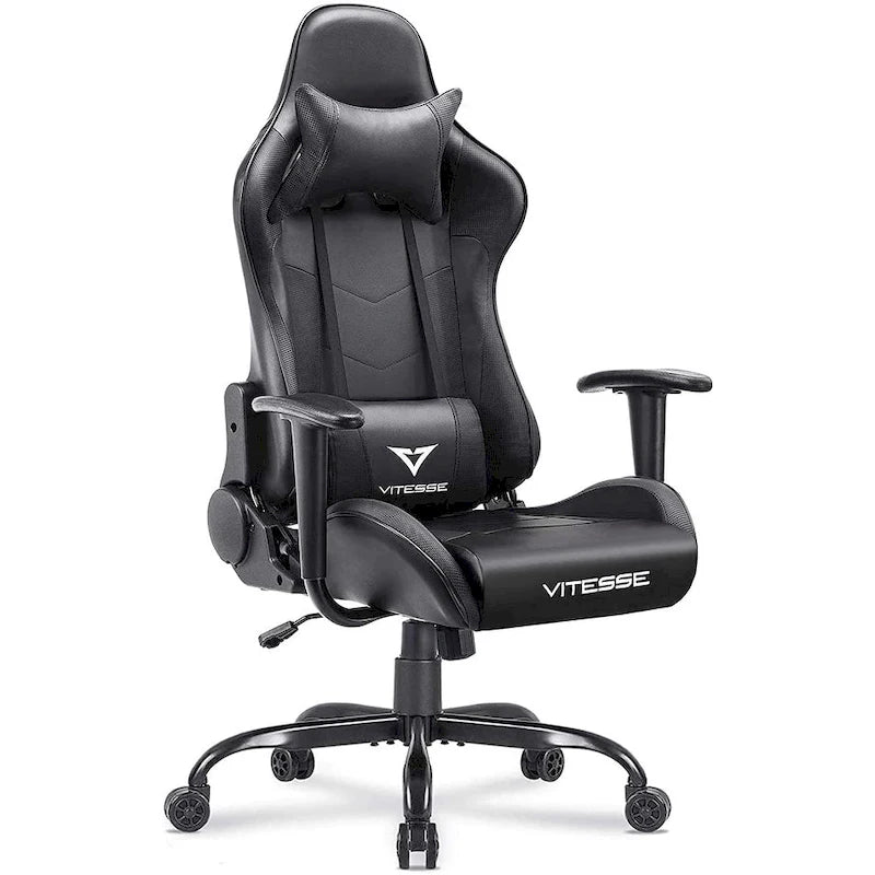 Chaise de jeu BOSSIN avec dossier haut et support lombaire pour ordinateur de bureau