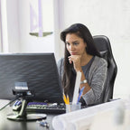 Chaise de jeu BOSSIN avec dossier haut et support lombaire pour ordinateur de bureau