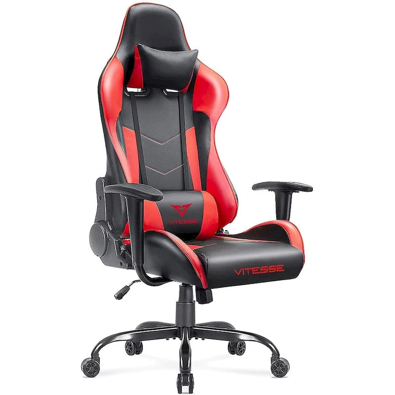 Chaise de jeu BOSSIN avec dossier haut et support lombaire pour ordinateur de bureau