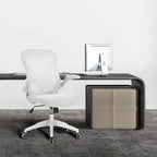 Chaise de bureau ergonomique en maille Porthos Home Cole avec base en nylon et mécanisme d'inclinaison