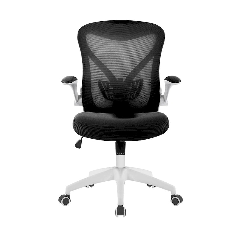 Chaise de bureau ergonomique en maille Porthos Home Cole avec base en nylon et mécanisme d'inclinaison