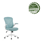 Chaise de bureau ergonomique en maille Porthos Home Cole avec base en nylon et mécanisme d'inclinaison