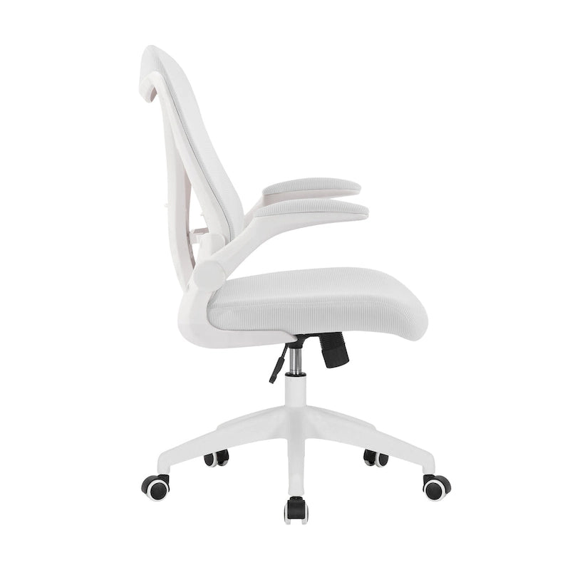 Chaise de bureau ergonomique en maille Porthos Home Cole avec base en nylon et mécanisme d'inclinaison