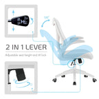 Chaise de bureau ergonomique en maille Porthos Home Cole avec base en nylon et mécanisme d'inclinaison