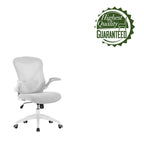 Chaise de bureau ergonomique en maille Porthos Home Cole avec base en nylon et mécanisme d'inclinaison