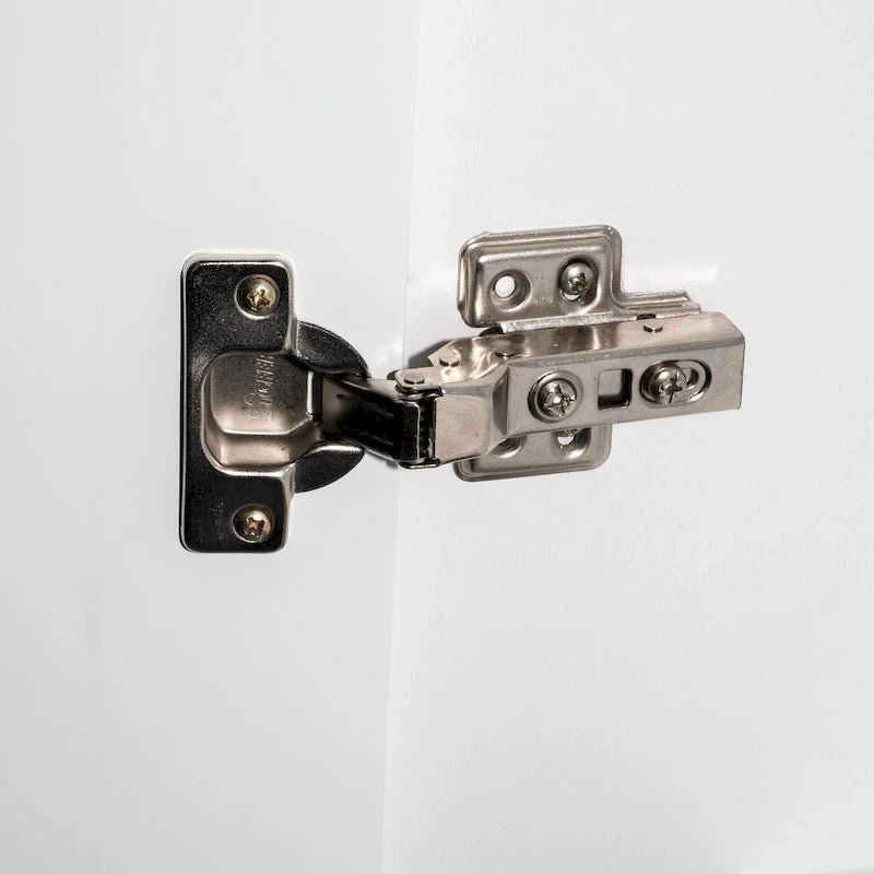 Palace Imports Armoire Intelligente 100% Bois Massif avec 2 Tiroirs, Poignées Métalliques ou en Bois