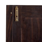 Palace Imports Armoire Intelligente 100% Bois Massif avec 2 Tiroirs, Poignées Métalliques ou en Bois