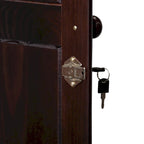 Palace Imports Armoire Intelligente 100% Bois Massif avec 2 Tiroirs, Poignées Métalliques ou en Bois