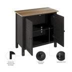 Meuble de Rangement d'Appoint Mayfield avec Portes par Bush Furniture