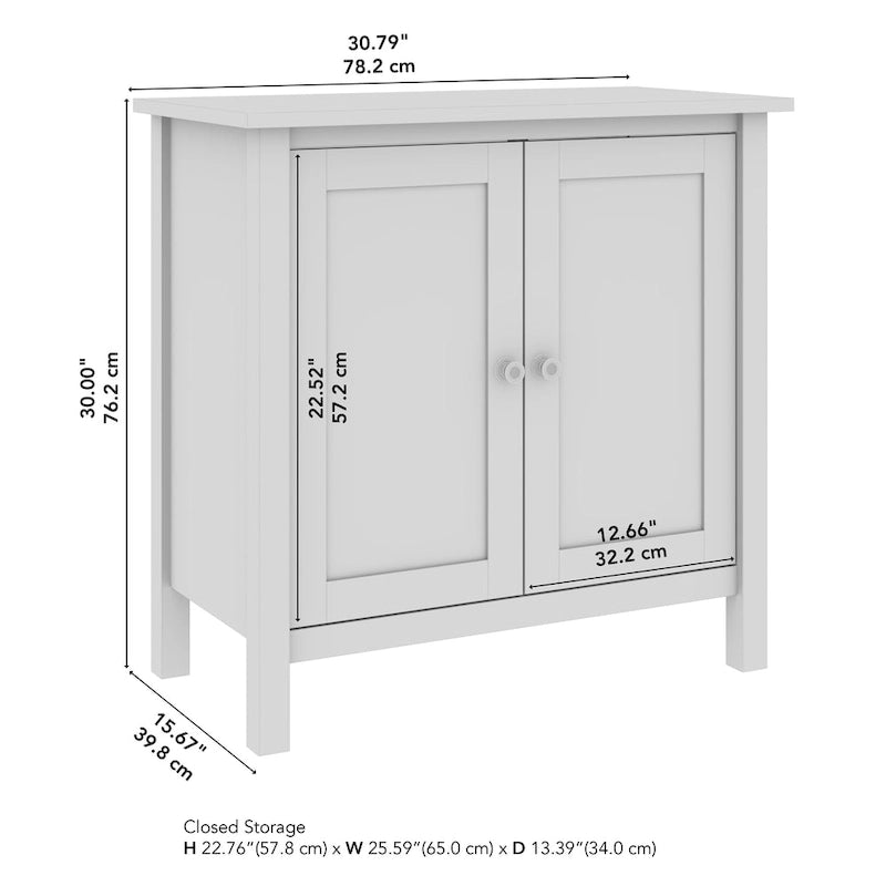 Meuble de Rangement d'Appoint Mayfield avec Portes par Bush Furniture