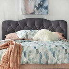 Tête de lit capitonnée traditionnelle Queen Tessa de Simple Living