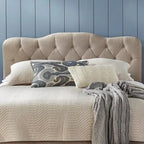 Tête de lit capitonnée traditionnelle Queen Tessa de Simple Living