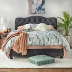 Tête de lit capitonnée traditionnelle Queen Tessa de Simple Living