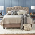 Tête de lit capitonnée traditionnelle Queen Tessa de Simple Living
