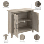 Petit meuble de rangement Key West avec portes par Bush Furniture