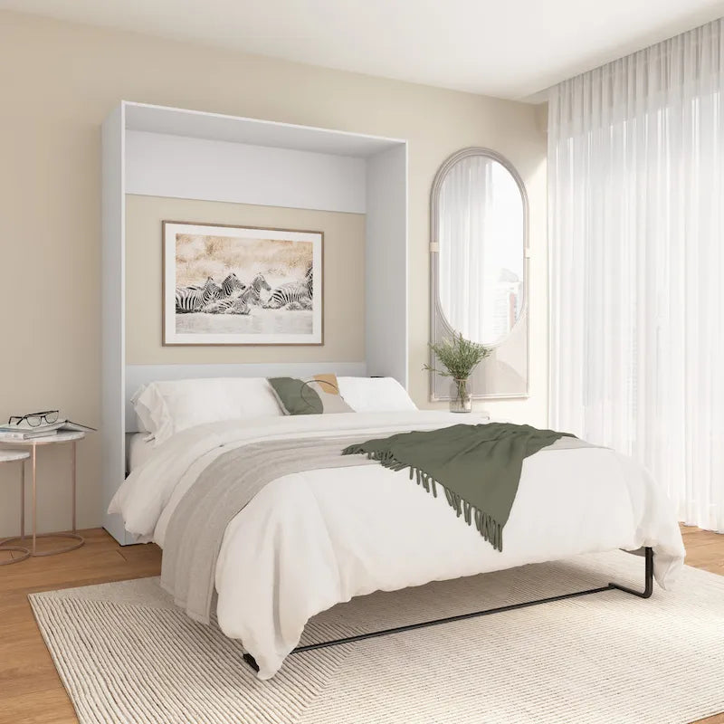 Lit escamotable Queen 65W Claremont peu encombrant de Bestar