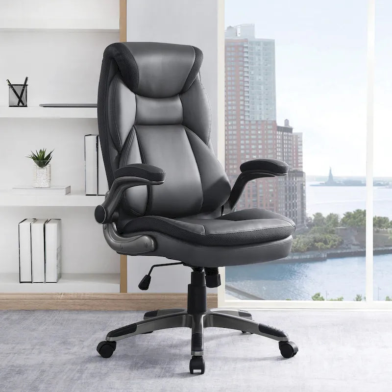 Fauteuil de bureau en cuir reconstitué Executive