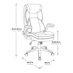 Fauteuil de bureau en cuir reconstitué Executive