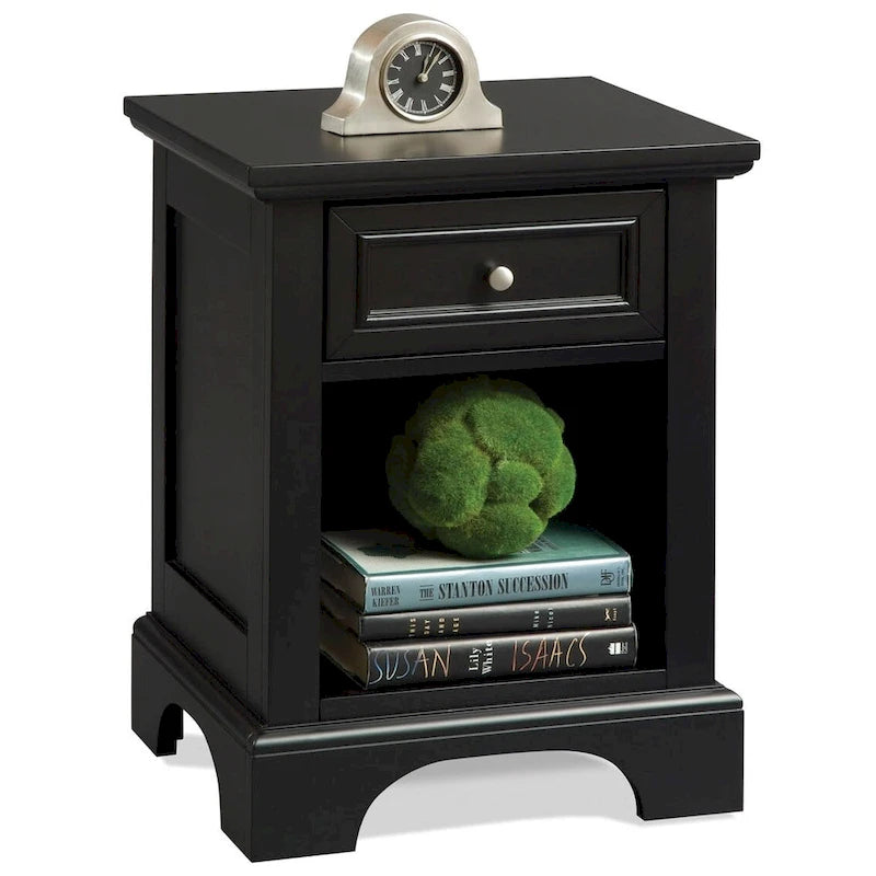 Table de chevet Bedford noire Homestyles