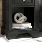 Table de chevet Bedford noire Homestyles