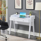 Bureau Newport Deluxe 2 tiroirs avec étagère Convenience Concepts