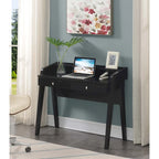Bureau Newport Deluxe 2 tiroirs avec étagère Convenience Concepts