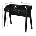 Bureau Newport Deluxe 2 tiroirs avec étagère Convenience Concepts