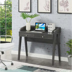 Bureau Newport Deluxe 2 tiroirs avec étagère Convenience Concepts