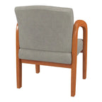 Chaise de Visiteur en Bois Chêne Clair Work Smart