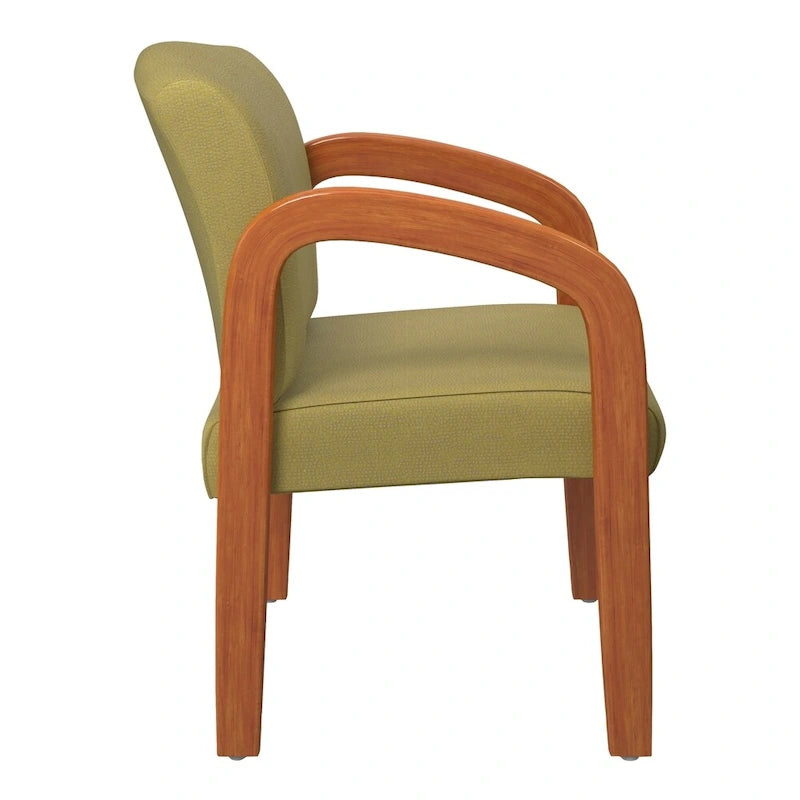 Chaise de Visiteur en Bois Chêne Clair Work Smart