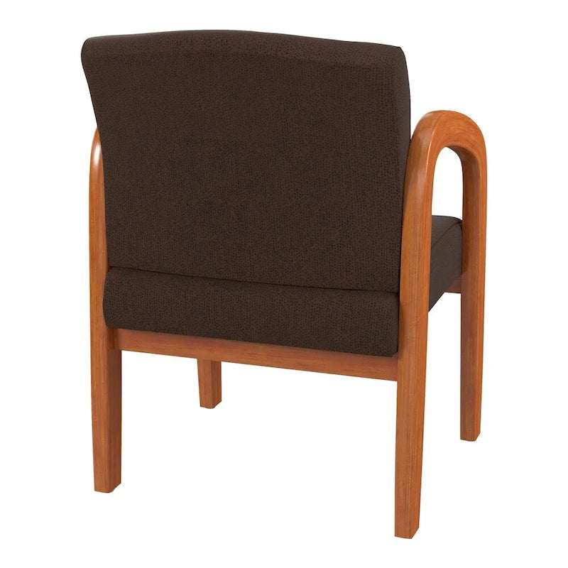 Chaise de Visiteur en Bois Chêne Clair Work Smart