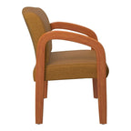 Chaise de Visiteur en Bois Chêne Clair Work Smart