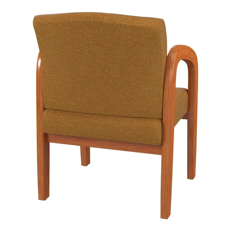 Chaise de Visiteur en Bois Chêne Clair Work Smart