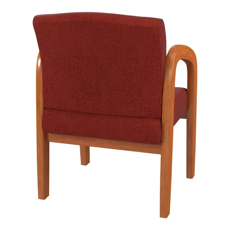 Chaise de Visiteur en Bois Chêne Clair Work Smart