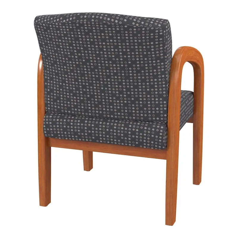 Chaise de Visiteur en Bois Chêne Clair Work Smart