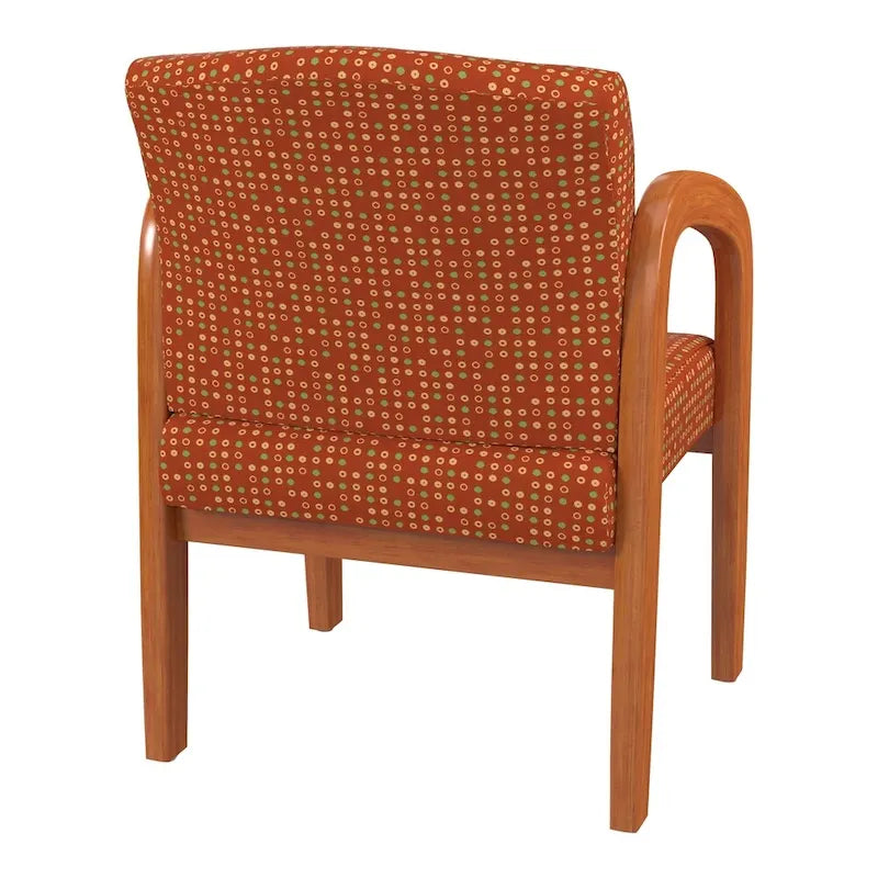 Chaise de Visiteur en Bois Chêne Clair Work Smart