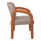 Chaise de Visiteur en Bois Chêne Clair Work Smart