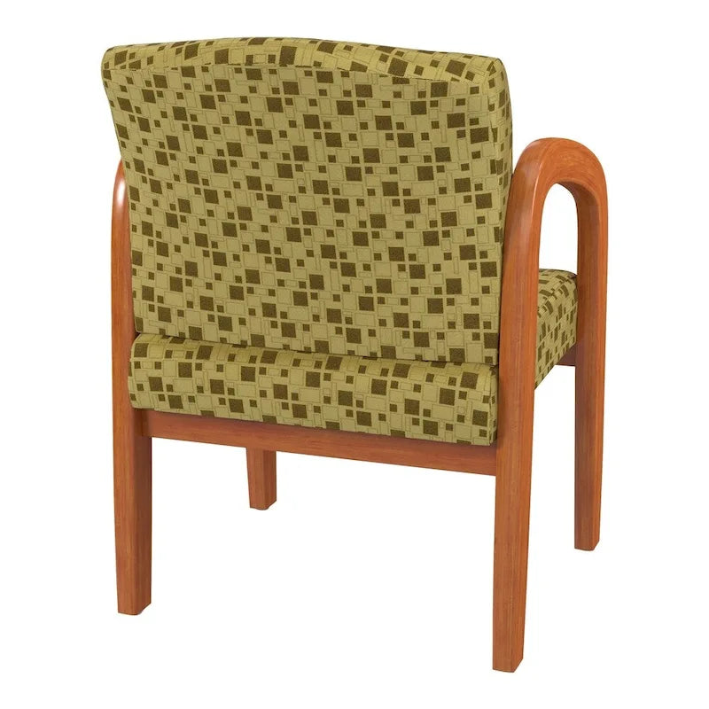 Chaise de Visiteur en Bois Chêne Clair Work Smart