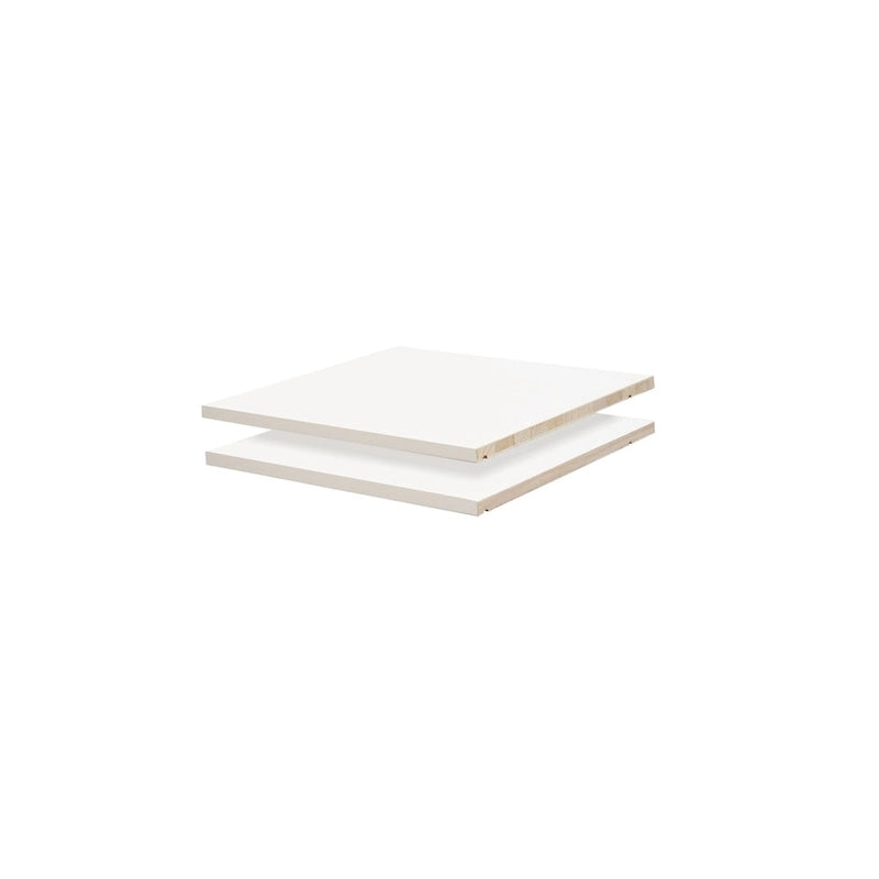 Palace Imports 100% Solid Wood Shelves for Metro, Cosmo Wardrobe Armoires, Set of 2