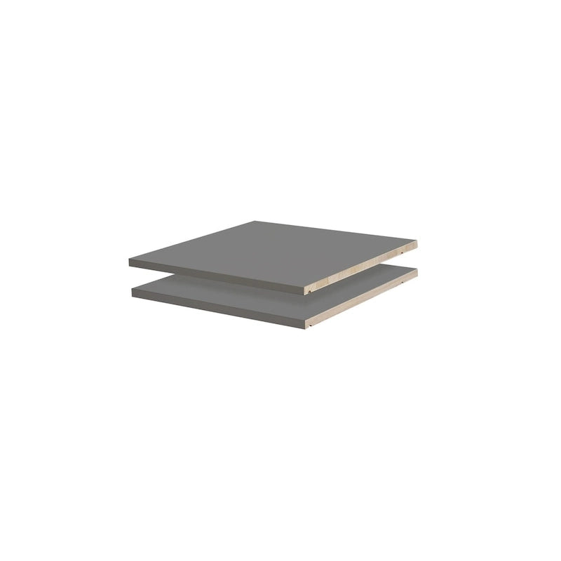 Palace Imports – Étagères 100 % bois massif pour armoires Metro, Cosmo, lot de 2