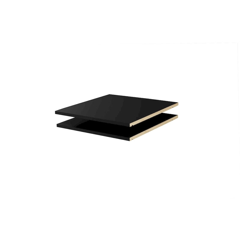 Palace Imports – Étagères 100 % bois massif pour armoires Metro, Cosmo, lot de 2