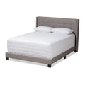 Lit contemporain en tissu capitonné par Baxton Studio