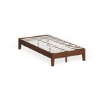 Lit plateforme de luxe en bois de 12 pouces, format double
