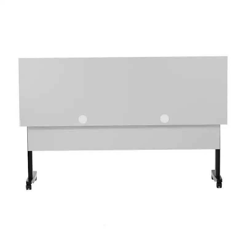 Table de formation empilable et rabattable Flash Furniture Palmer de qualité commerciale ultra-robuste avec pieds en T, panneau de modestie, plateau et cadre