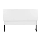Table de formation empilable et rabattable Flash Furniture Palmer de qualité commerciale ultra-robuste avec pieds en T, panneau de modestie, plateau et cadre