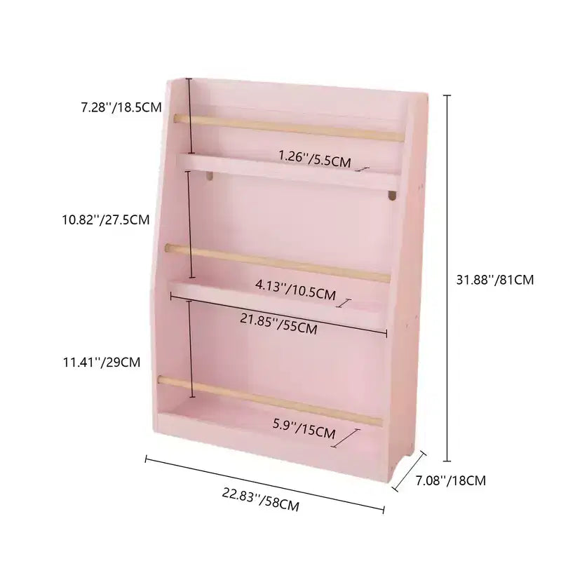 Étagère sur pied à 3 niveaux, bibliothèque de rangement ouverte moderne, organisateur de rangement de bibliothèque pour enfants pour salon, chambre d'enfant, chambre de bébé, blanc