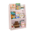 Étagère sur pied à 3 niveaux, bibliothèque de rangement ouverte moderne, organisateur de rangement de bibliothèque pour enfants pour salon, chambre d'enfant, chambre de bébé, blanc