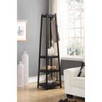Porte-manteau sur pied à 3 niveaux Vassen de Roundhill Furniture
