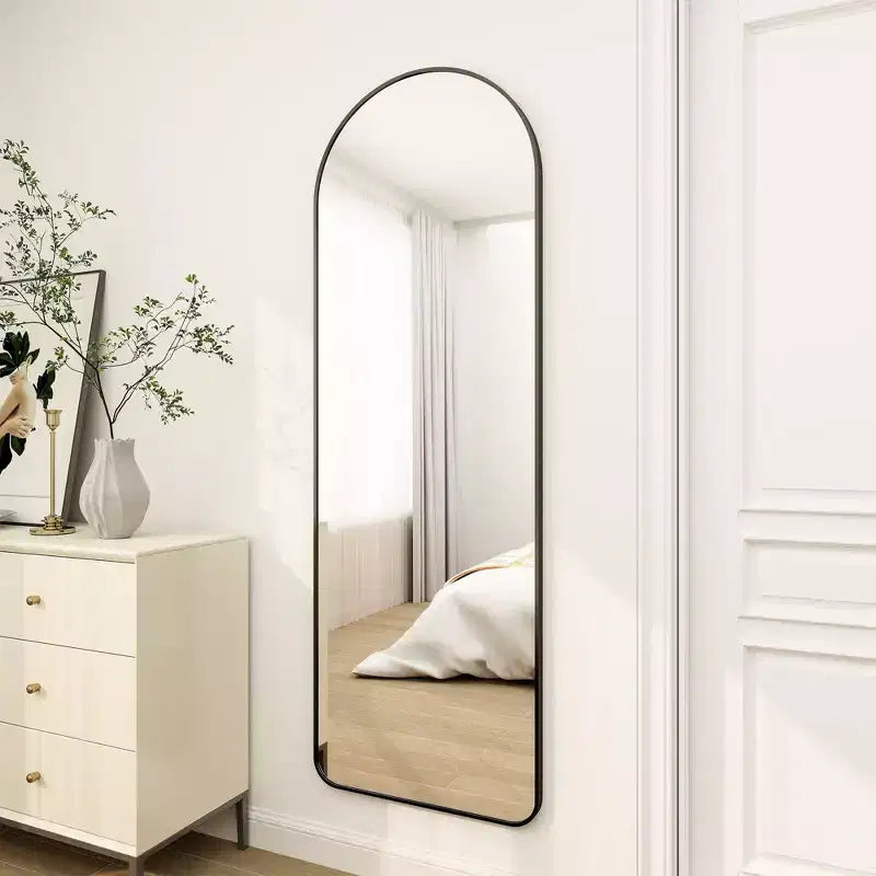 HOMLUX 64x21 Grand miroir de salle de bain moderne sur pied arqué