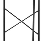Meuble de rangement WC Moasis 67 sur pied, étagère WC haute avec base métallique